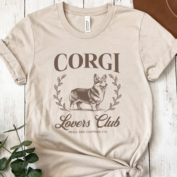 Corgi T-Shirt -  Corgi Lovers Club - Corgi Shirt for Women